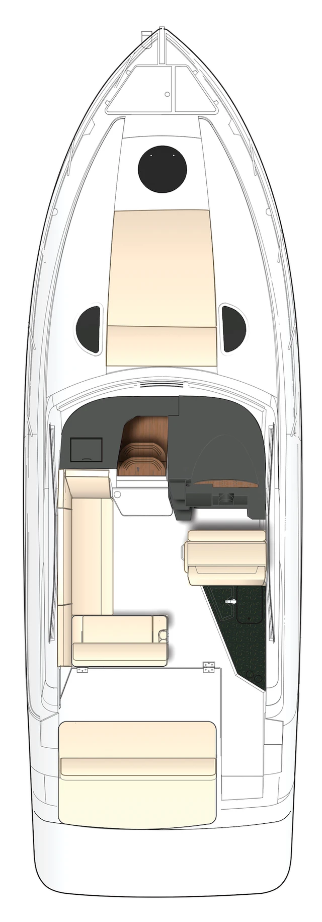 33 Express deck plan