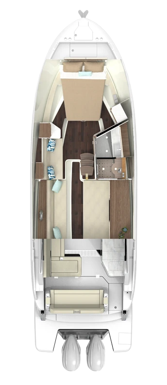 36 XO deck plan