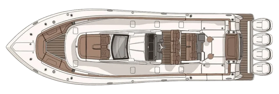 Plano de cubierta del 425 LXF